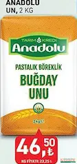 TARIM KREDİ ANADOLU UN 2 KG TARIM KREDİ ANADOLU UN 2 KG